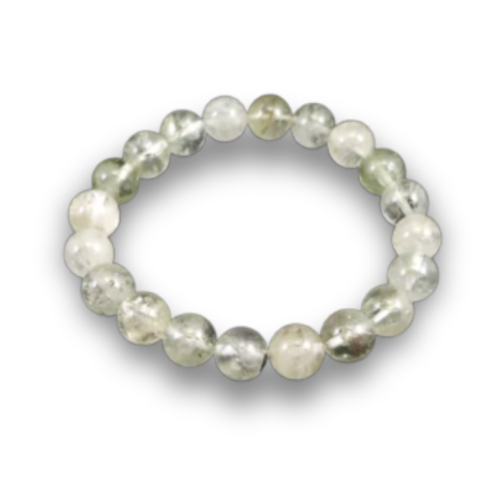 ブラジル産 フェナカイト SA　10.2mm玉ブレスレット 鑑別書付の商品画像